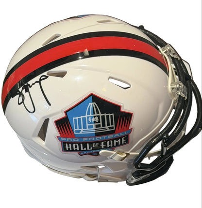 Steve Young Autographed Hall of Fame Mini Helmet JSA COA