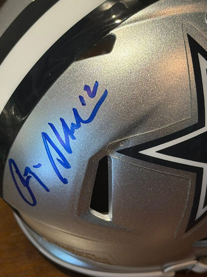 Roger Staubach Autographed Dallas Cowboys Mini Helmet JSA COA