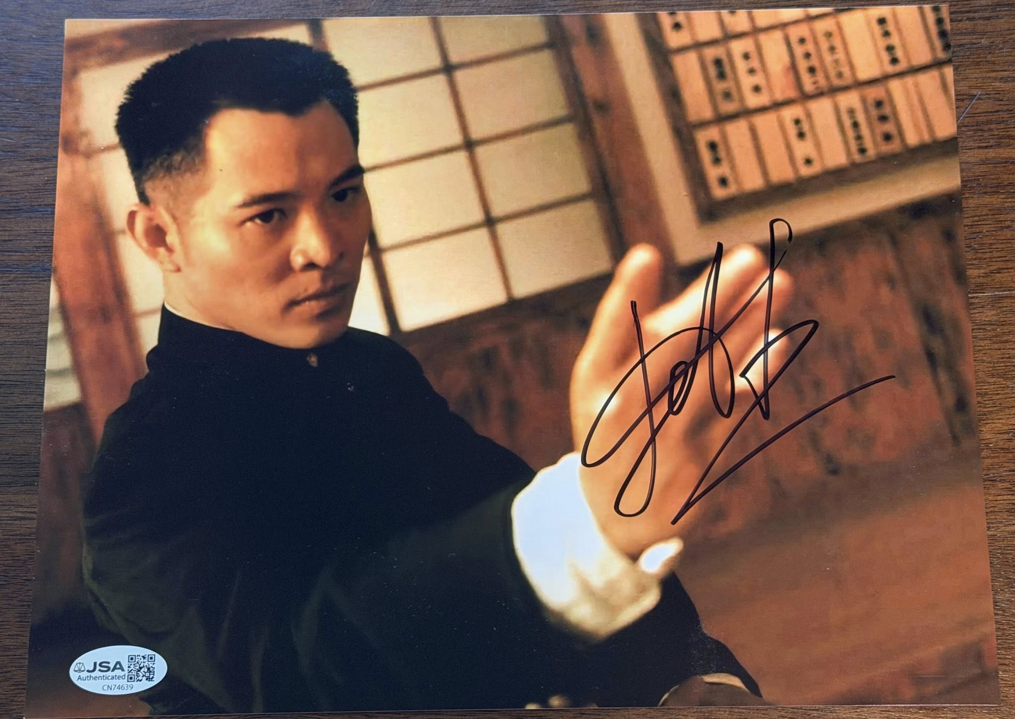 Jet Li Autographed 8x10 Photo JSA COA