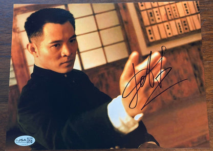 Jet Li Autographed 8x10 Photo JSA COA