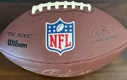 Richard Sherman Autographed Wilson Composite Replica Football JSA COA