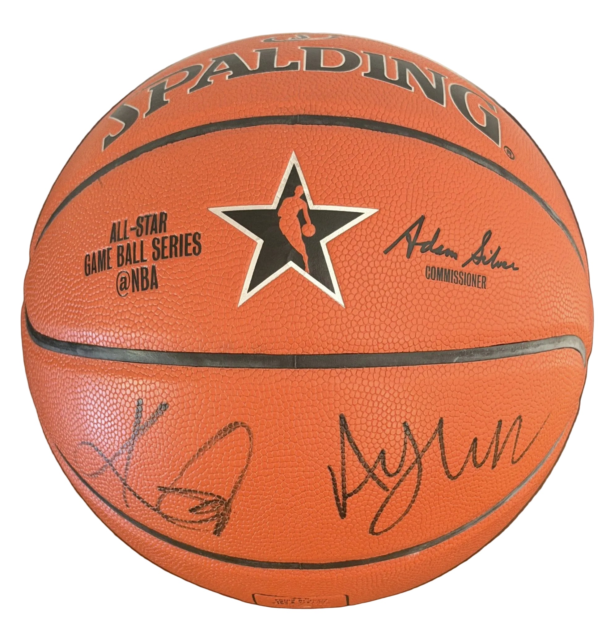Durant, Irving, Gasol, Horford, Kerr Multi Signed 2015 All Star Basketball JSA