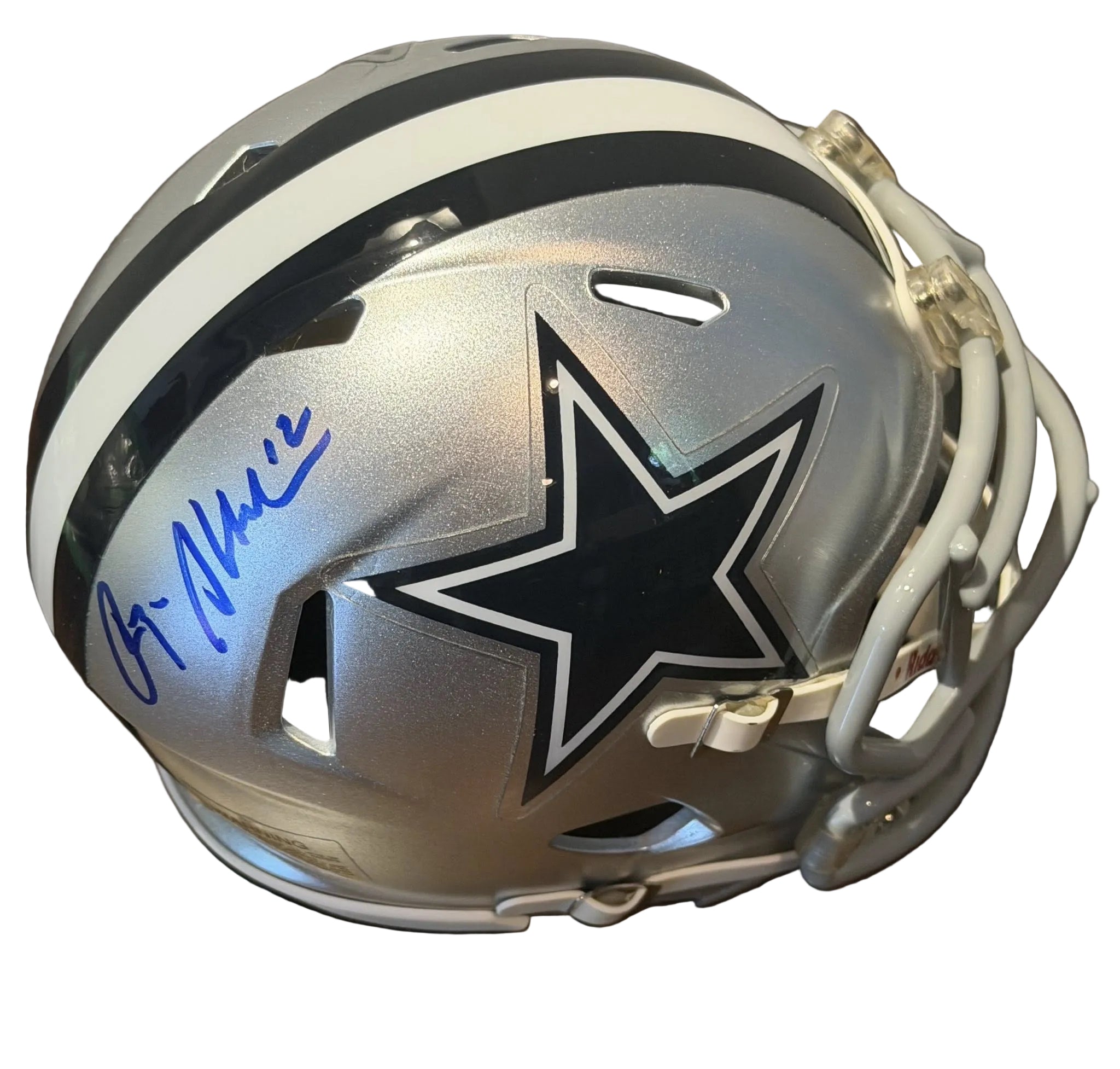 Roger Staubach Autographed Dallas Cowboys Mini Helmet JSA COA