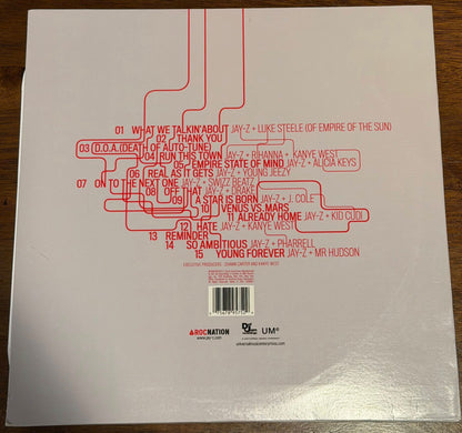 Jay-Z Signed Autographed The Blueprint 3 VINYL LP JSA LOA