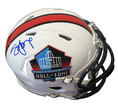 Steve Young Autographed Hall of Fame Mini Helmet JSA COA