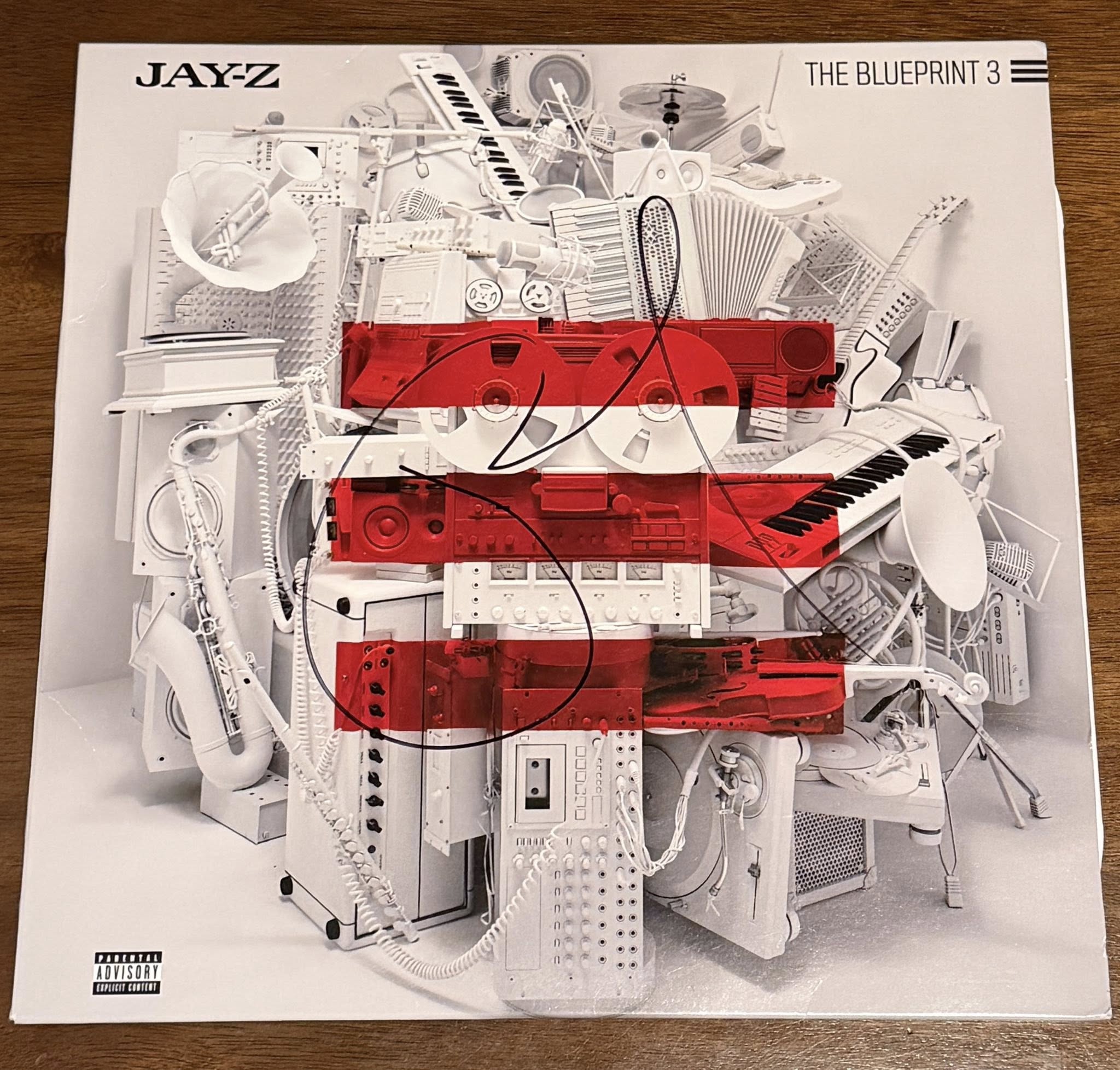 Jay-Z Signed Autographed The Blueprint 3 VINYL LP JSA LOA