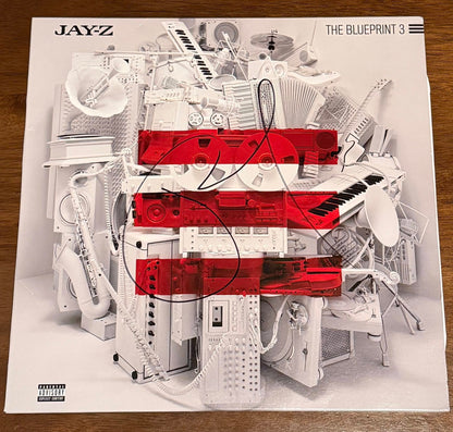 Jay-Z Signed Autographed The Blueprint 3 VINYL LP JSA LOA