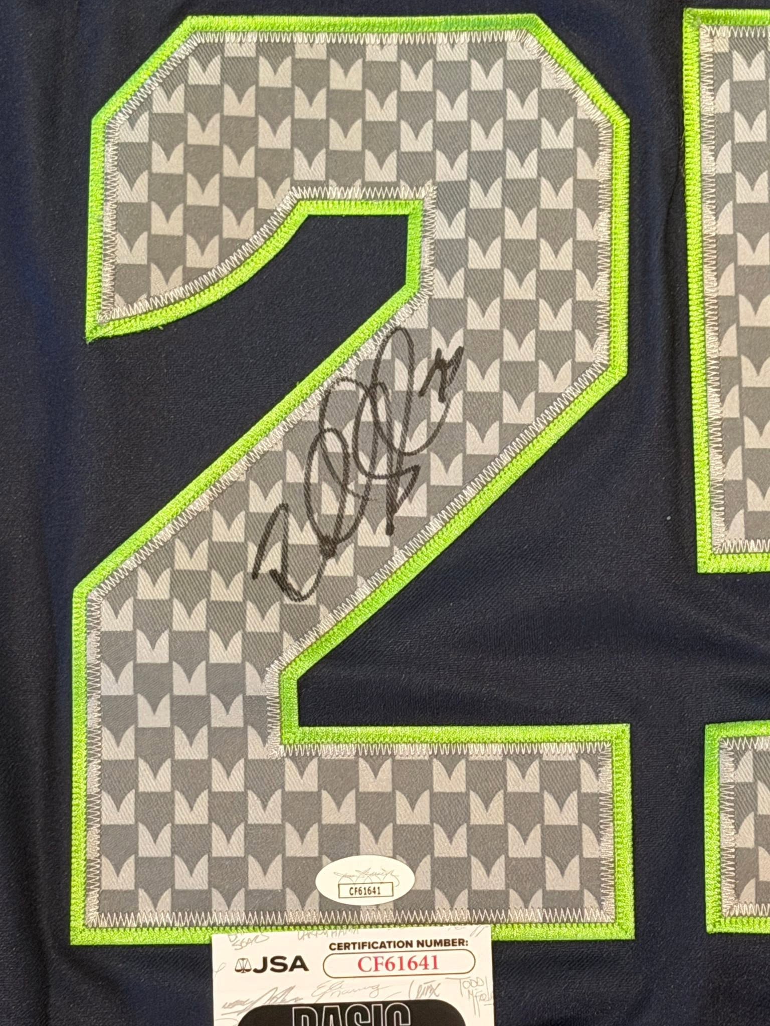 Richard Sherman Autographed Seattle Seahawks Jersey JSA COA