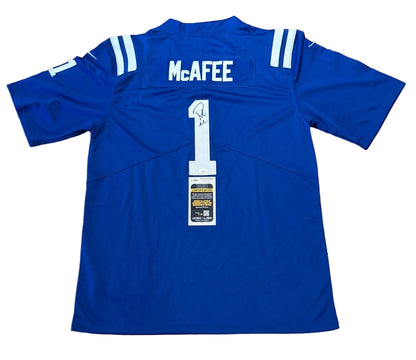 Pat McAfee Autographed Indianapolis Colts Jersey JSA COA