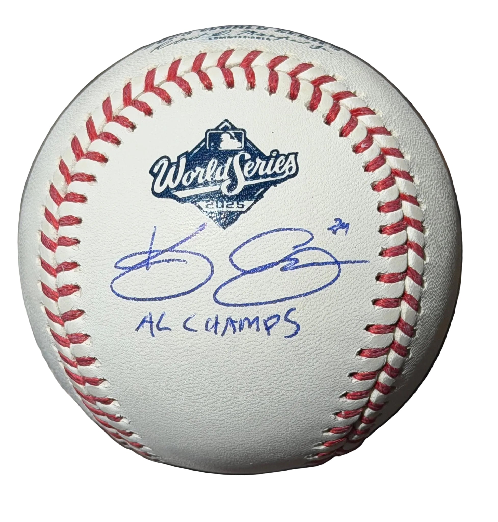 Kevin Gausman Autographed & Inscribed 2025 World Series Baseball JSA COA