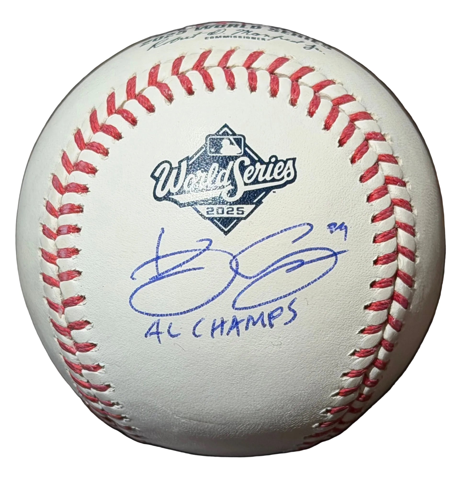 Kevin Gausman Autographed & Inscribed 2025 World Series Baseball JSA COA