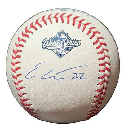 Ernie Clement Autographed 2025 World Series Baseball JSA COA Toronto Blue Jays