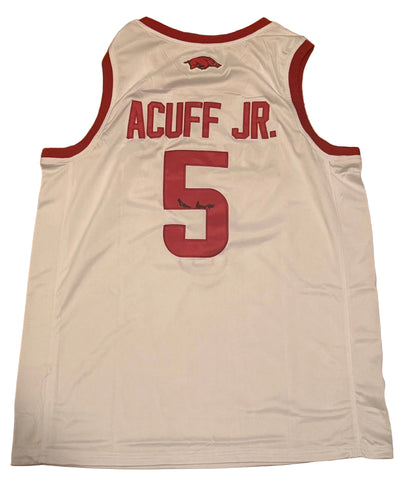 Darius Acuff Jr. Signed Autographed Arkansas Razorbacks Jersey