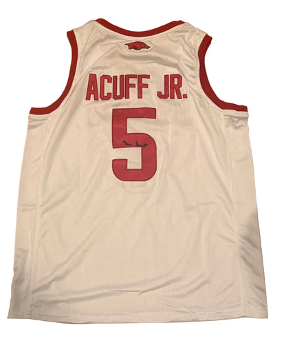 Darius Acuff Jr. Signed Autographed Arkansas Razorbacks Jersey