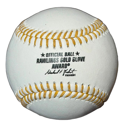 Adam Jones Signed Autographed Gold Glove Award Baseball Orioles