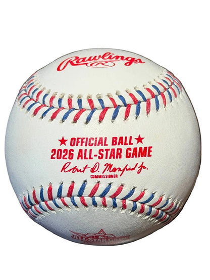 Jacob Latz Autographed 2026 MLB All Star Game Baseball Rangers