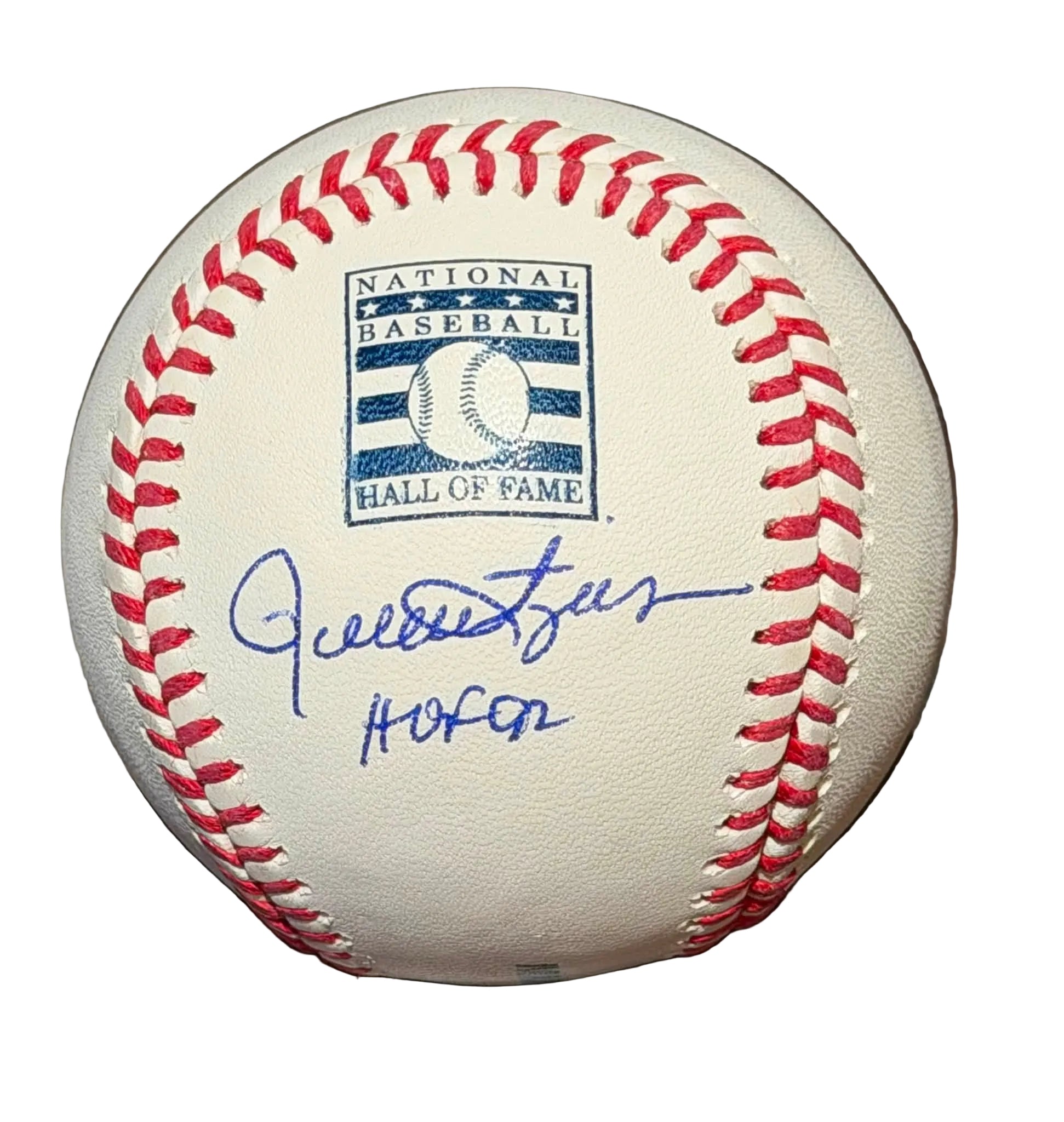 Rollie Fingers Autographed & Inscribed Hall of Fame Baseball