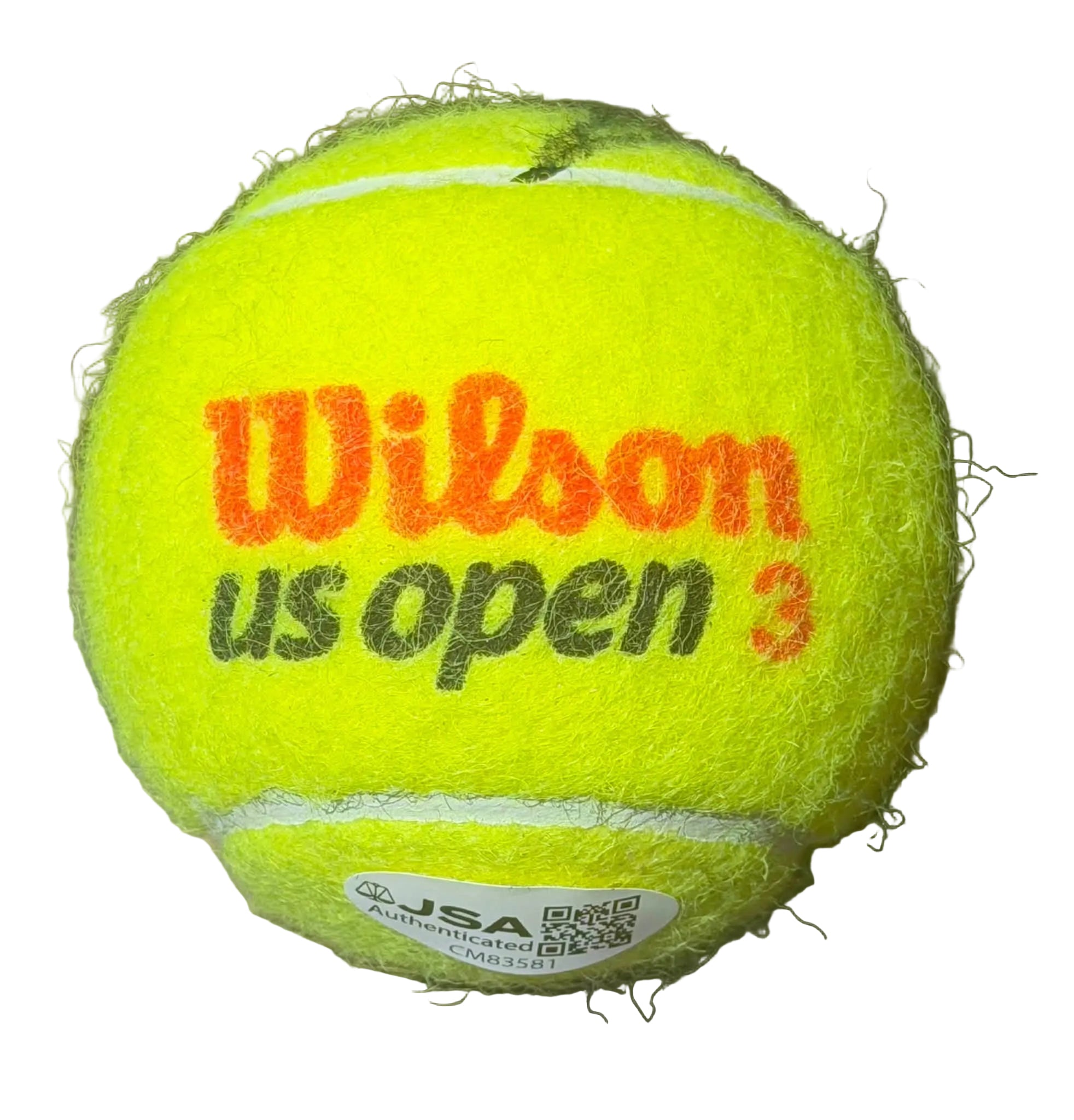 Rafael Nadal Signed Autographed US Open Wilson Tennis Ball JSA COA