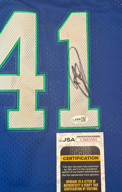 Dirk Nowitzki Signed Autographed Dallas Mavericks Jersey JSA COA