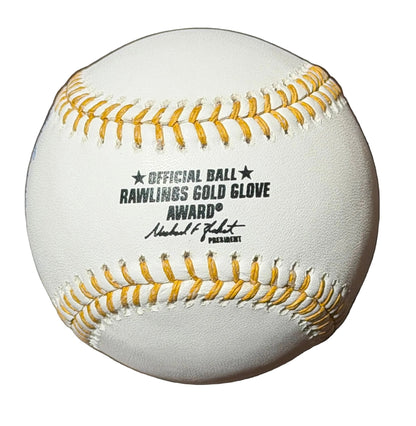 Placido Polanco Autographed & Inscribed Gold Glove Award Baseball Phillies