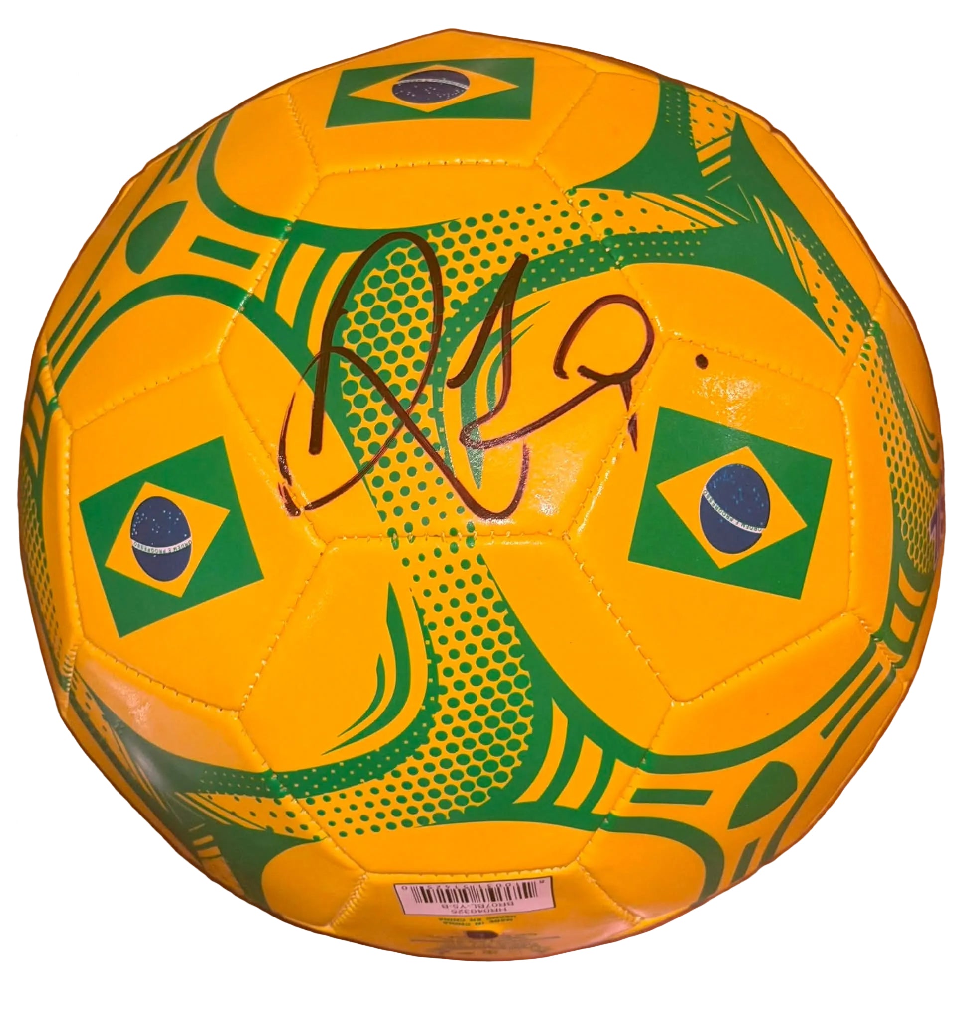 Ronaldinho Signed Autographed Brazil Soccer Ball JSA LOA