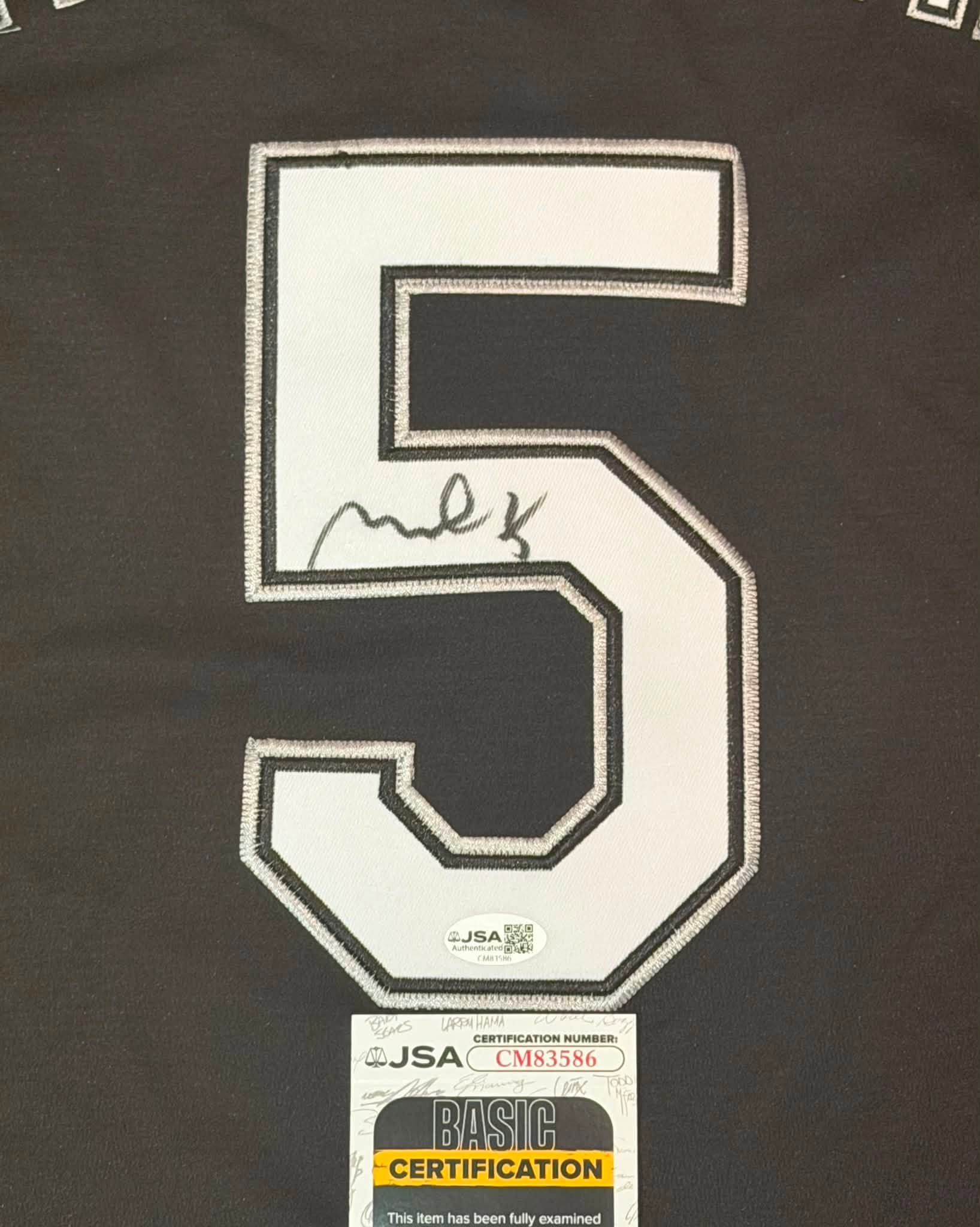 Munetaka Murakami Signed Autographed Chicago White Sox Jersey JSA COA