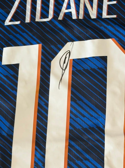 Zinedine Zidane Signed Autographed France Jersey JSA LOA