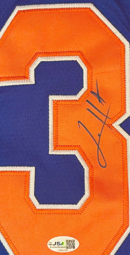 Josh Hart Signed Autographed New York Knicks Jersey JSA COA