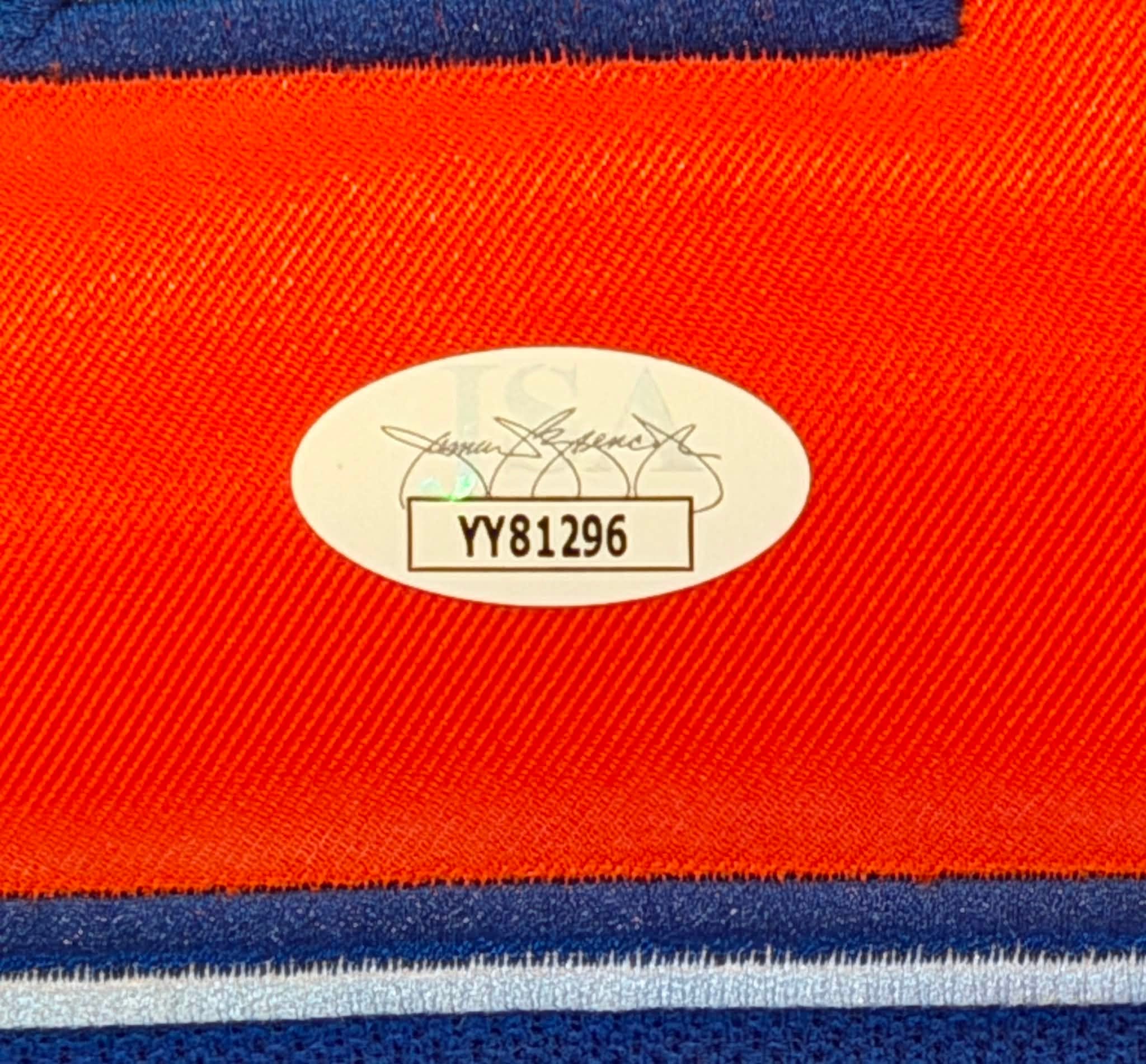 Connor McDavid Signed Edmonton Oilers Jersey JSA LOA Read Description