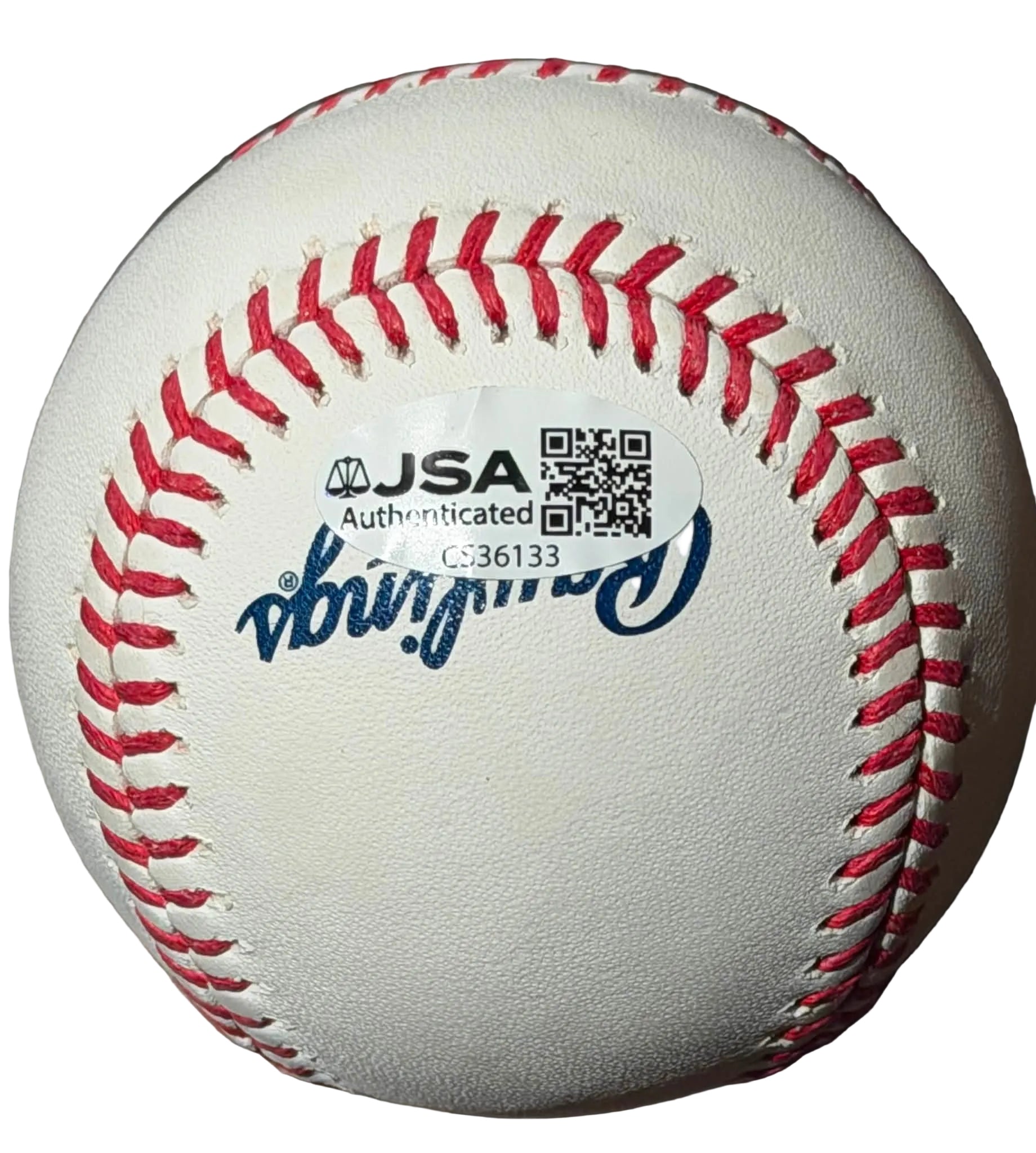 Andruw Jones Autographed Hall of Fame MLB Baseball JSA COA Atlanta Braves