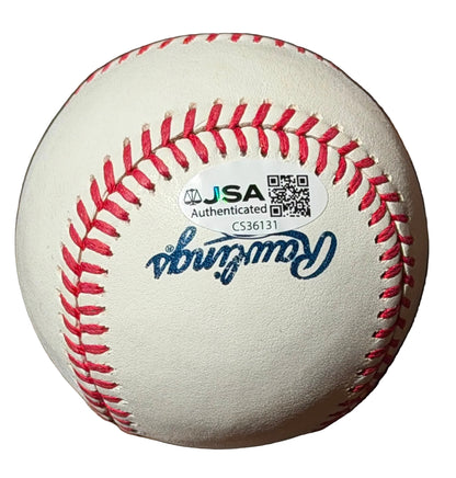 Andruw Jones Autographed Hall of Fame MLB Baseball JSA COA Atlanta Braves