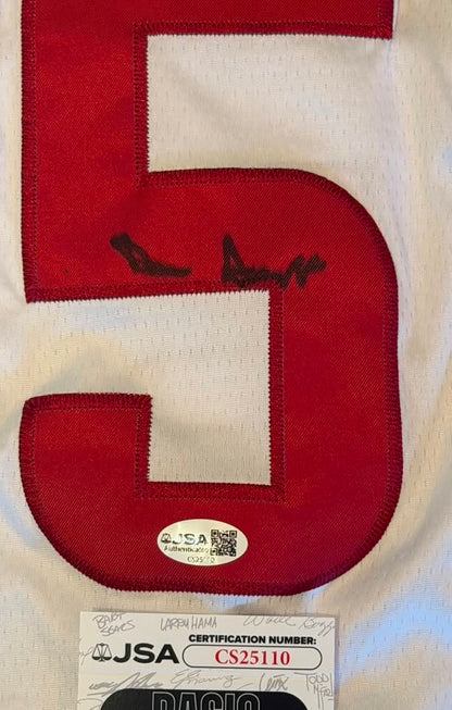 Darius Acuff Jr. Signed Autographed Arkansas Razorbacks Jersey JSA COA