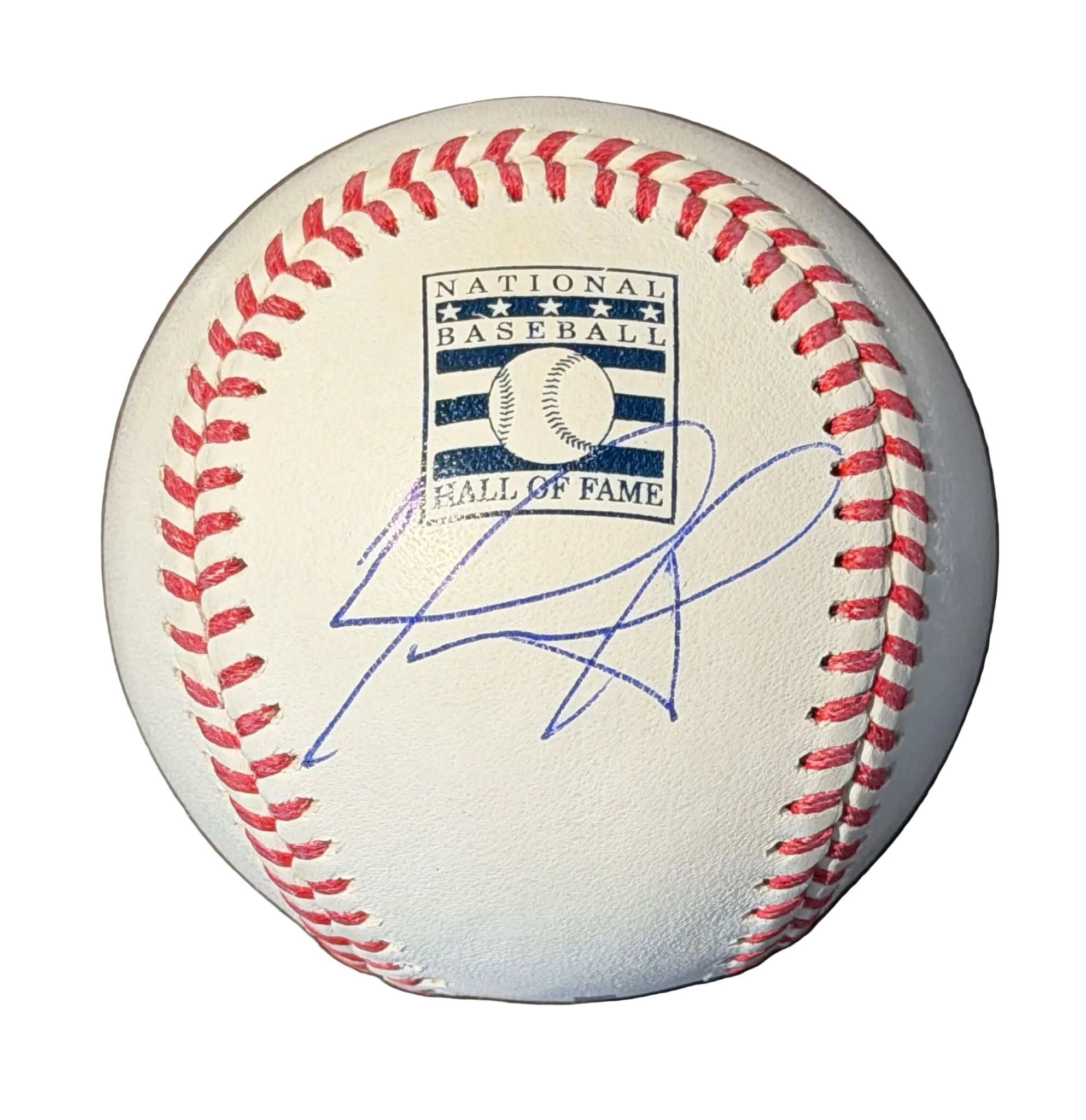 David Ortiz Autographed Hall of Fame MLB Baseball JSA COA Boston Red Sox