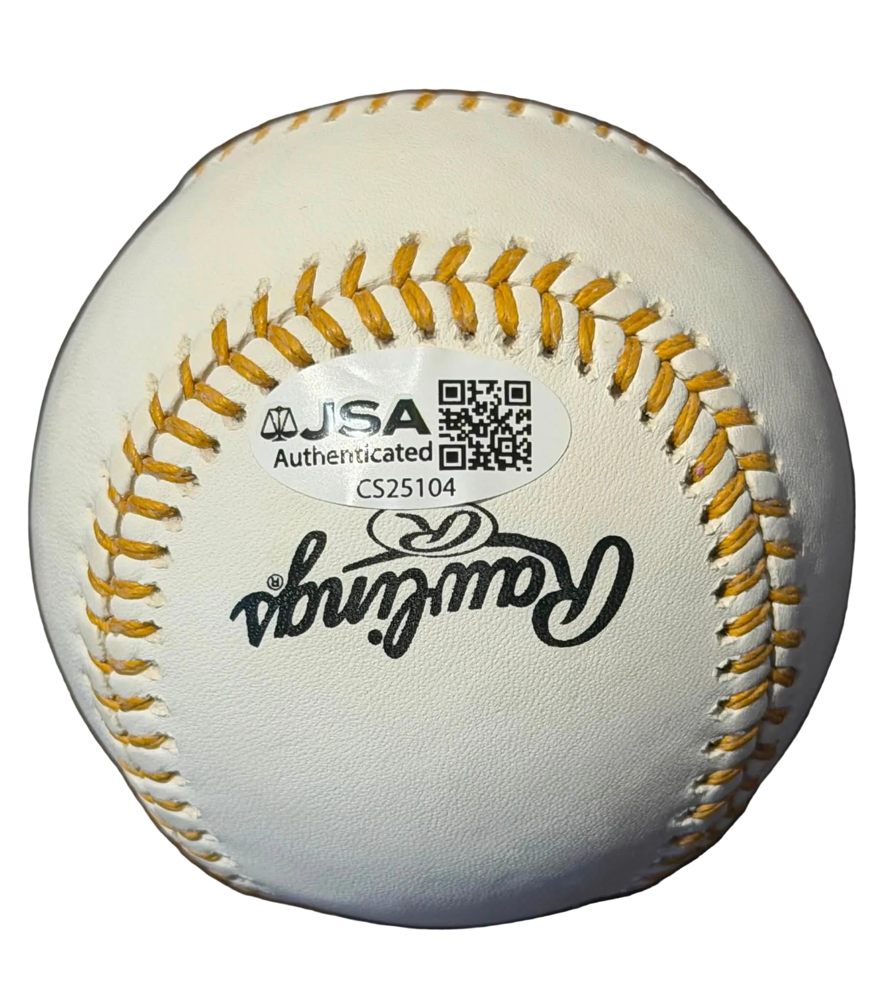 Shawn Green Signed & Inscribed Gold Glove Award Baseball JSA COA Dodgers