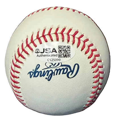 Andruw Jones Autographed Hall of Fame MLB Baseball JSA COA Atlanta Braves