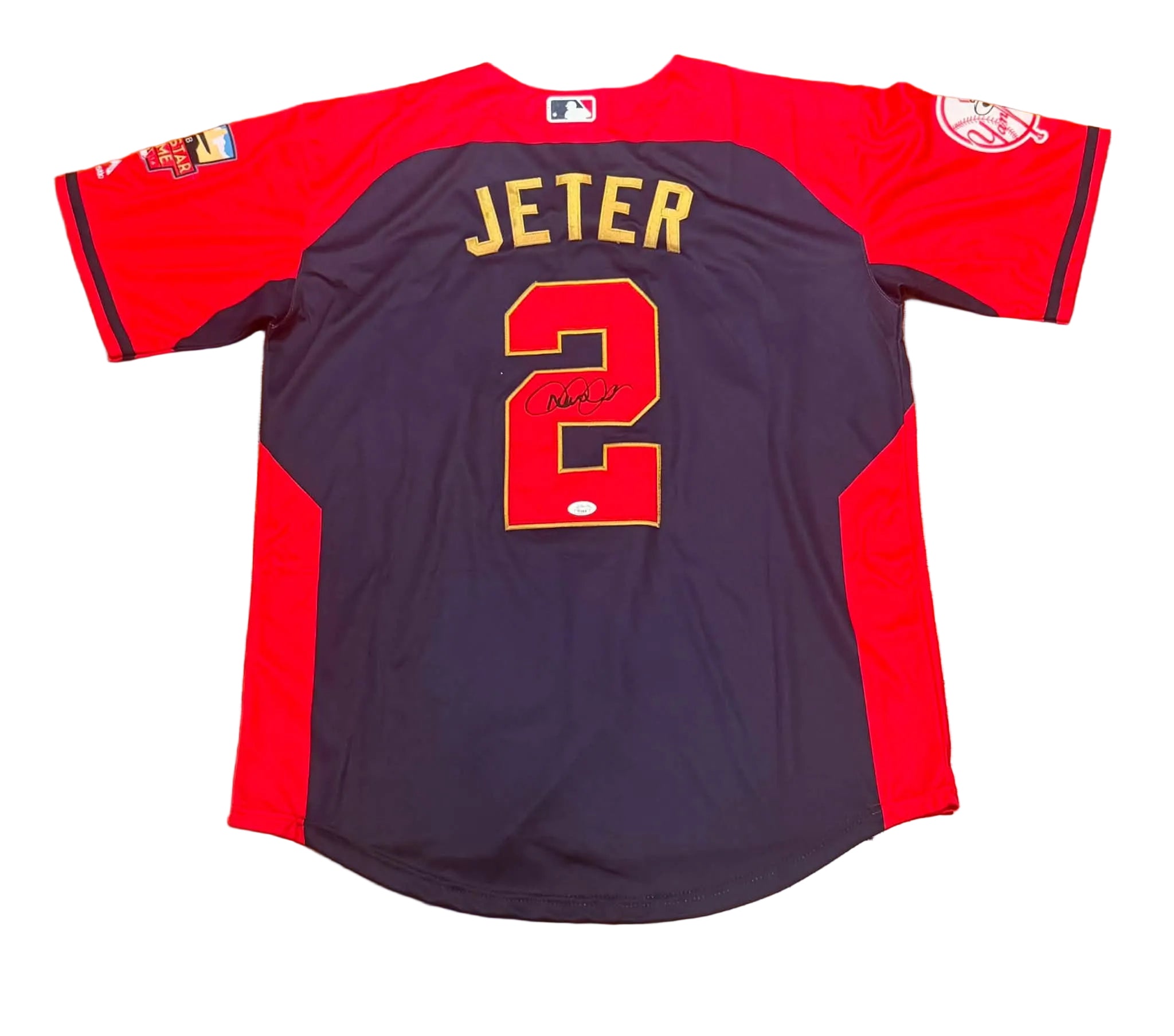Derek Jeter Autographed 2024 MLB All Star Game Jersey JSA LOA Yankees