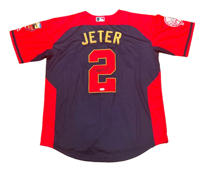 Derek Jeter Autographed 2024 MLB All Star Game Jersey JSA LOA Yankees