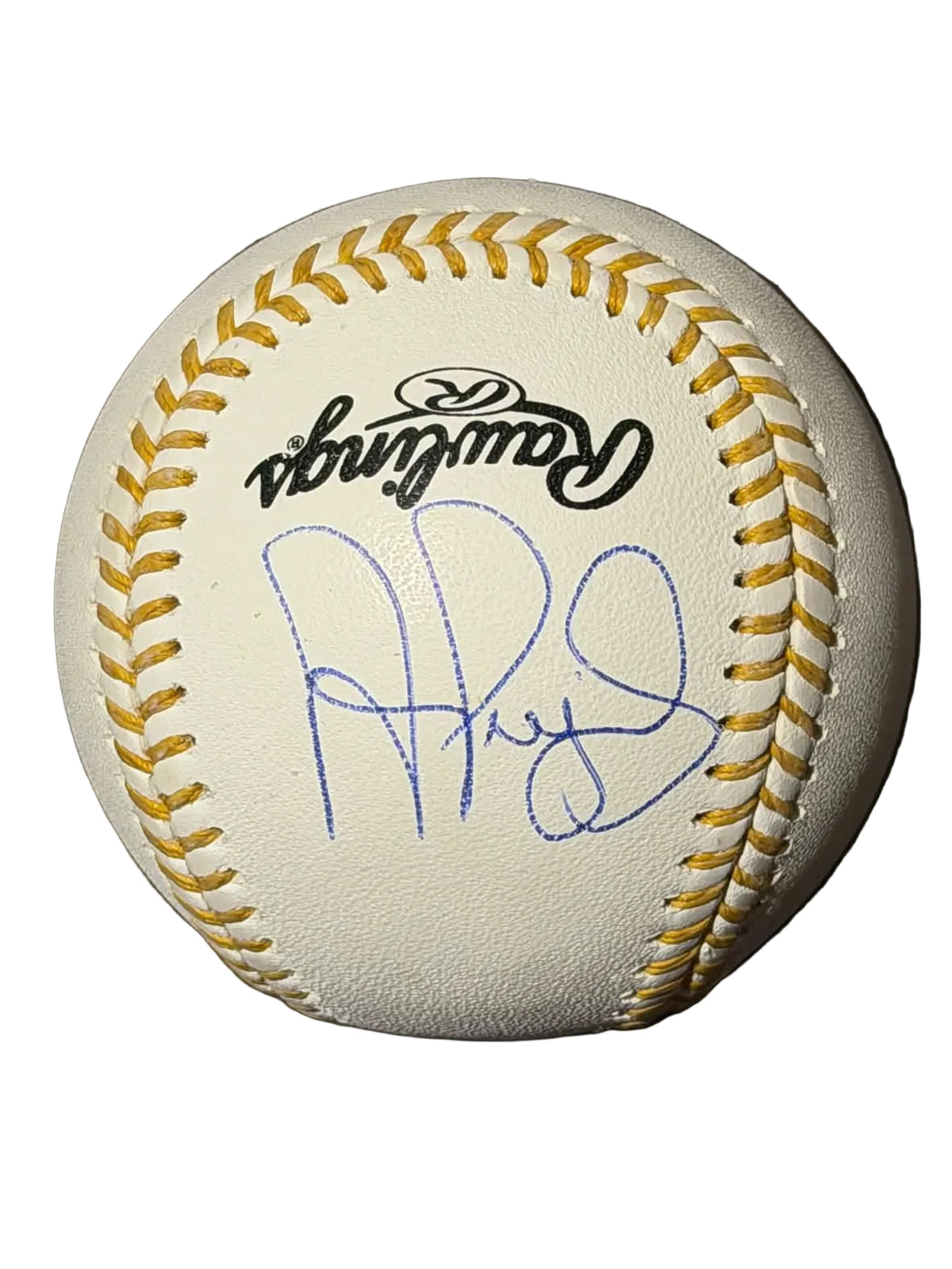 Albert Pujols Autographed Gold Glove Award Baseball JSA LOA Cardinals