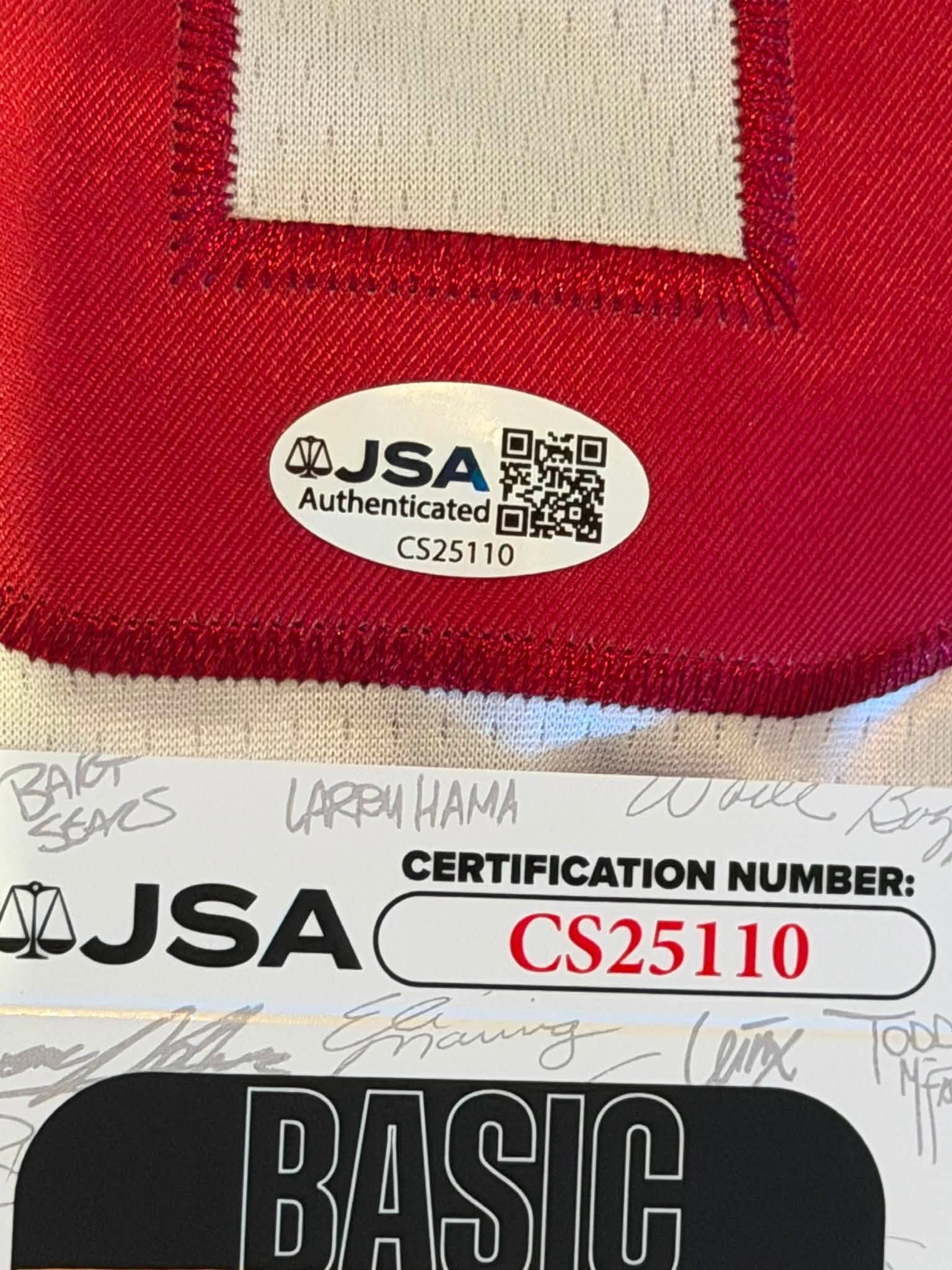 Darius Acuff Jr. Signed Autographed Arkansas Razorbacks Jersey JSA COA