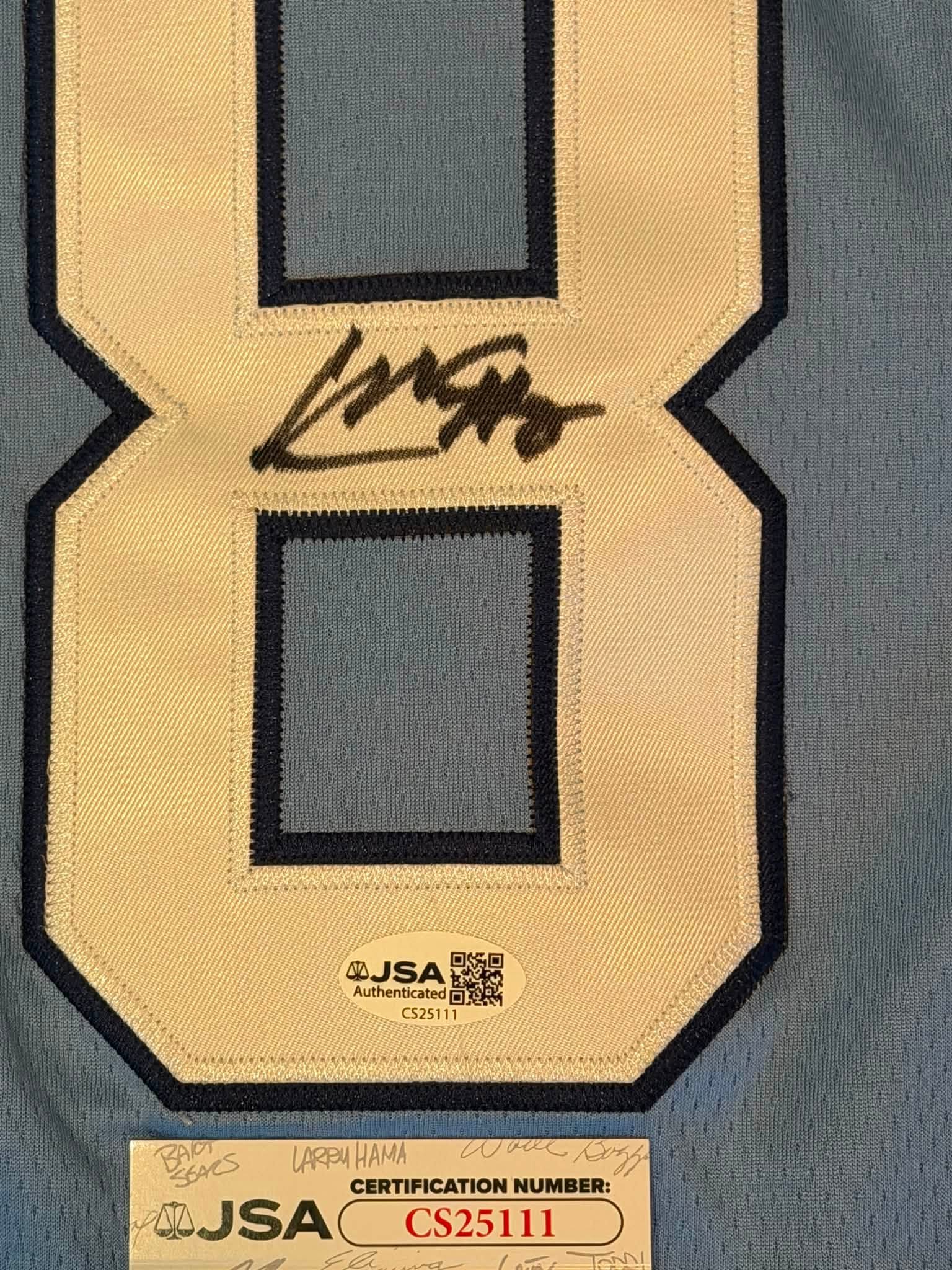 Caleb Wilson Signed Autographed North Carolina Tar Heels Jersey JSA COA UNC