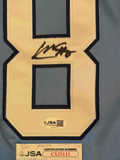 Caleb Wilson Signed Autographed North Carolina Tar Heels Jersey JSA COA UNC