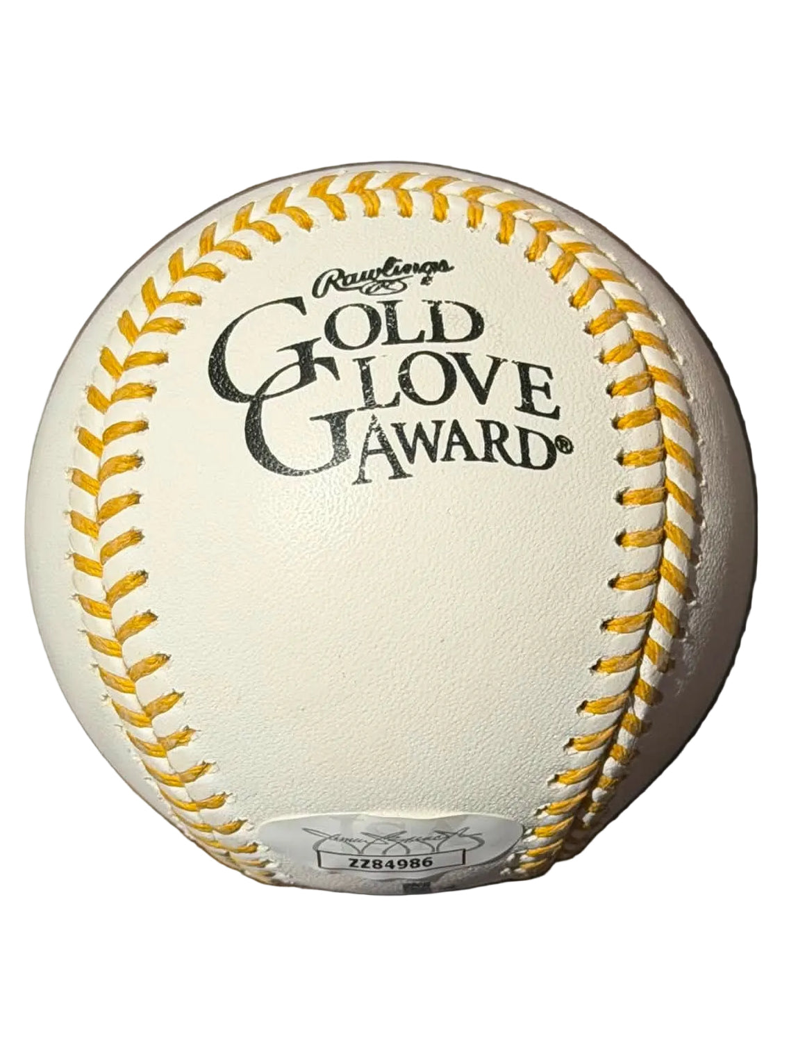 Albert Pujols Autographed Gold Glove Award Baseball JSA LOA Cardinals