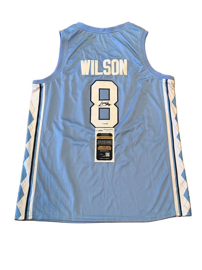 Caleb Wilson Signed Autographed North Carolina Tar Heels Jersey JSA COA UNC