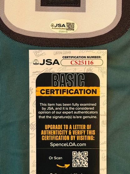 Cooper DeJean Signed Philadelphia Eagles Jersey JSA COA Personalized to Chris