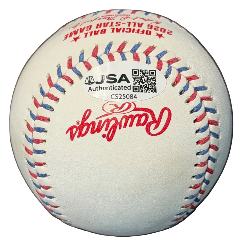 Kevin McGonigle Autographed 2026 MLB All Star Game Baseball JSA COA Tigers