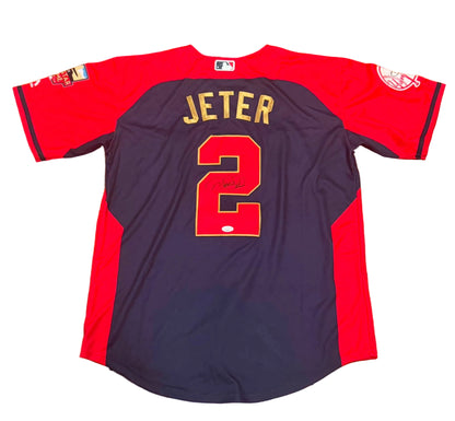 Derek Jeter Autographed 2024 MLB All Star Game Jersey JSA LOA Yankees
