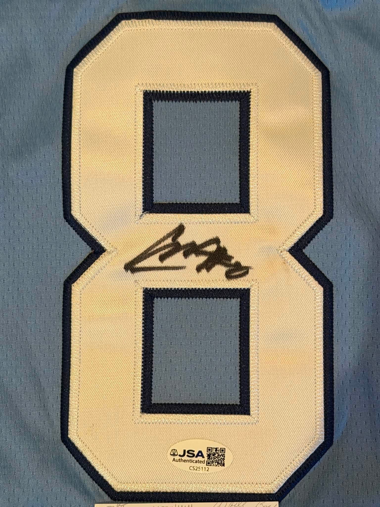 Caleb Wilson Signed Autographed North Carolina Tar Heels Jersey JSA COA UNC