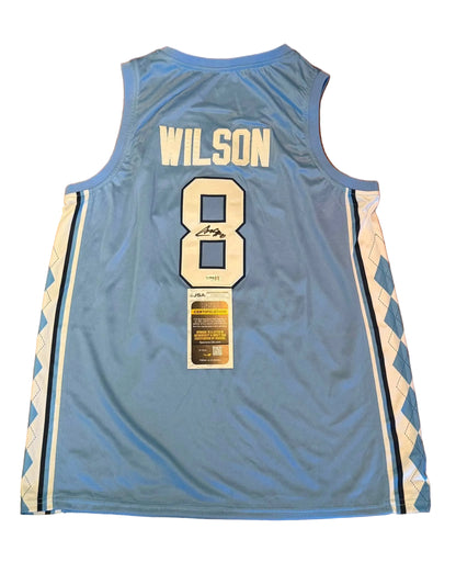 Caleb Wilson Signed Autographed North Carolina Tar Heels Jersey JSA COA UNC