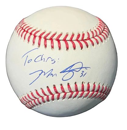 Max Scherzer Autographed Official MLB Baseball JSA COA Personalized to Chris