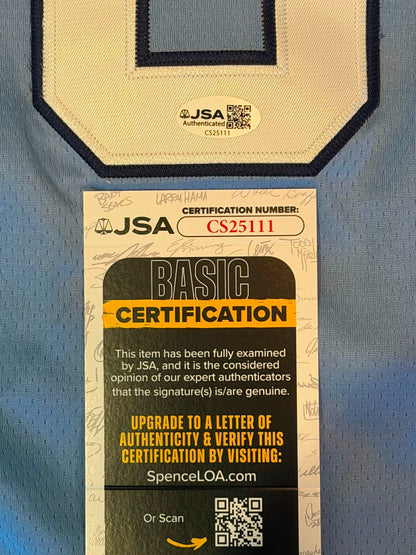 Caleb Wilson Signed Autographed North Carolina Tar Heels Jersey JSA COA UNC